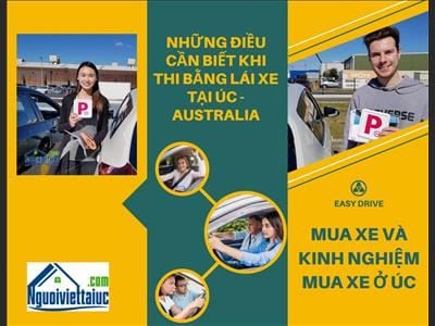 Những điều cần biết khi thi bằng lái xe tại Úc - Australia