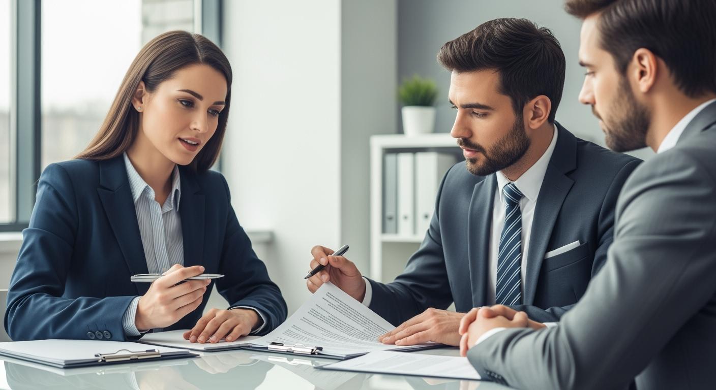 Chuyên gia tư vấn di trú Úc đang trao đổi với khách hàng